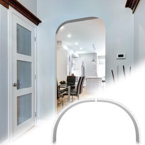2 Pcs Rounded Doorway Arch Kit DIY Interior Doorway 10 3/4 x 10 3/4 x 3 1/2 in
